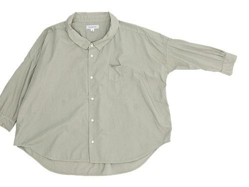 ordinary fits BARBER SHIRT LIGHT GRAY