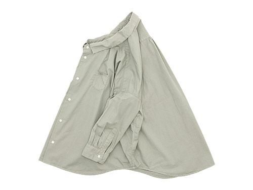 ordinary fits BARBER SHIRT LIGHT GRAY