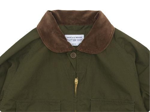 ENDS and MEANS Fishing Jacket OLIVE ENDS and MEANS通販・取扱い