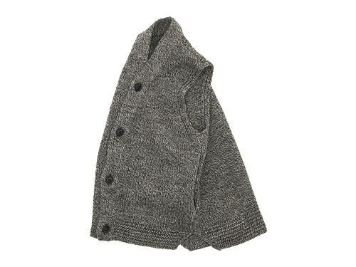 ENDS and MEANS Grandpa Knit Vest GRAY BROWN
