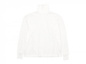 TOUJOURS Turtle Neck Pullover WHITE