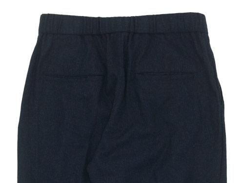 TOUJOURS Tapered Tuck Trousers NAVY TM27RP03