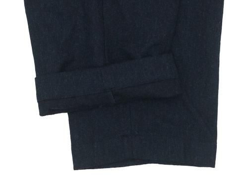 TOUJOURS Tapered Tuck Trousers NAVY TM27RP03