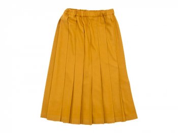 Charpentier de Vaisseau Pleated Skirt Long Wool
