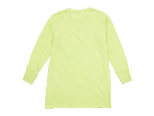Ohh! Basic 9/10 Tee LIME YELLOW
