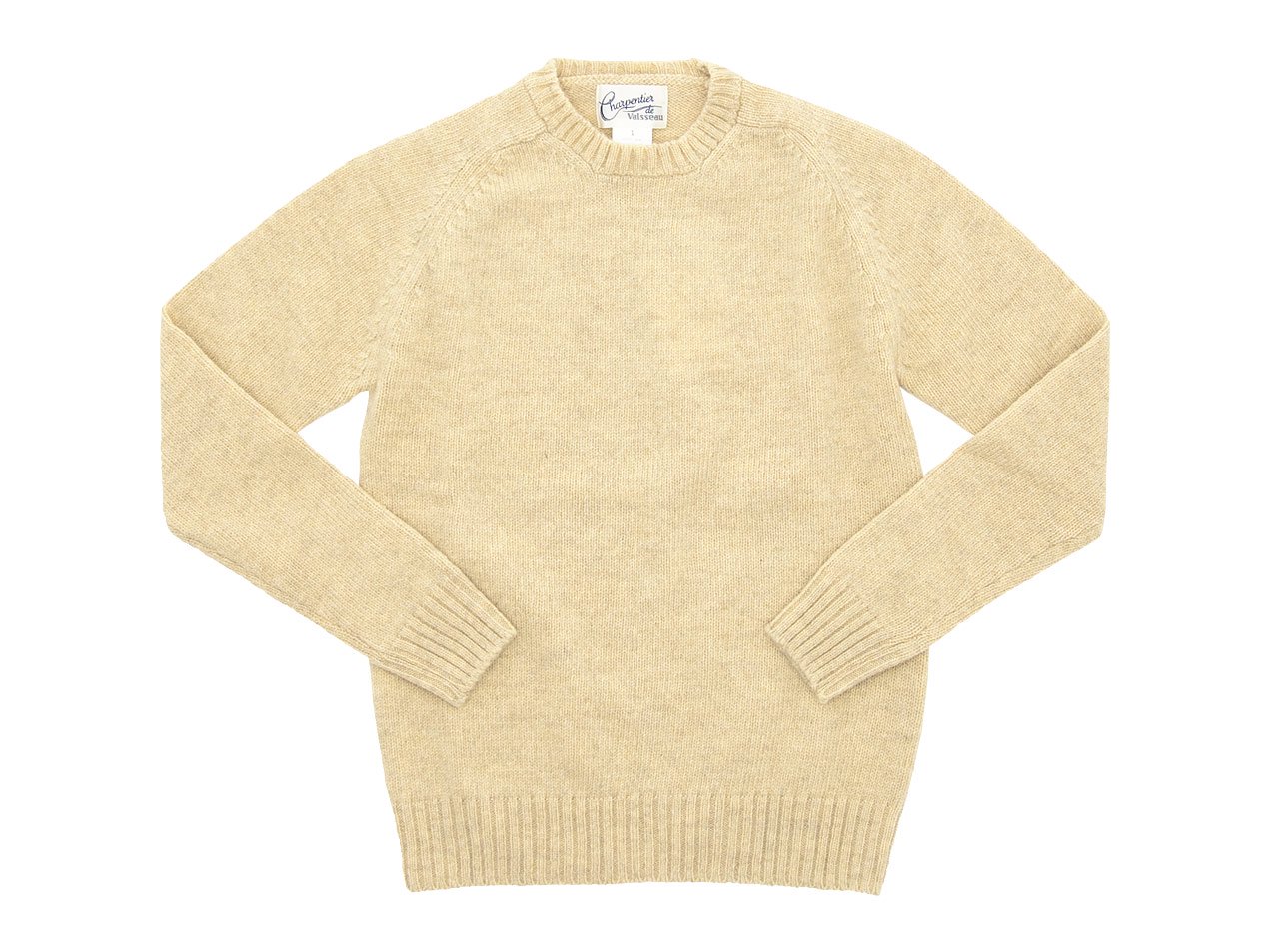 Charpentier de Vaisseau Karl Shetland Crew Neck Knit OATMEAL