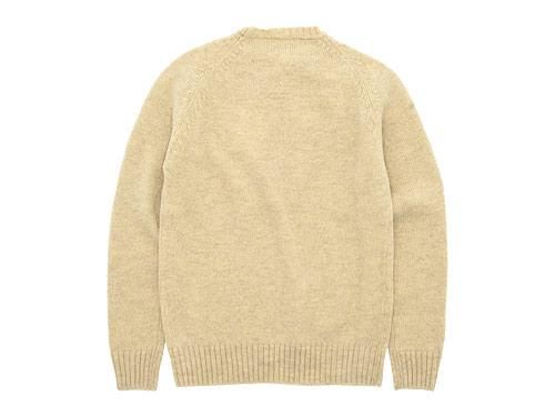 Charpentier de Vaisseau Karl Shetland Crew Neck Knit OATMEAL