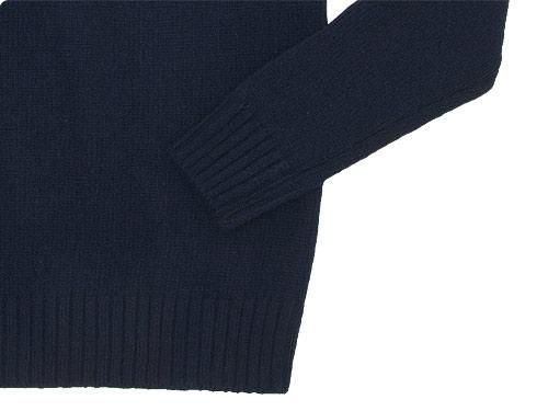 Charpentier de Vaisseau Karl Shetland Crew Neck Knit NAVY