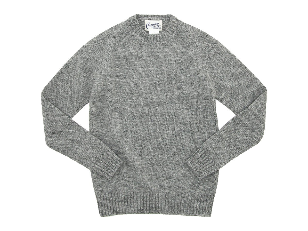 Charpentier de Vaisseau Karl Shetland Crew Neck Knit GRAY Charpentier de  Vaisseau通販・取扱い rusk（ラスク）