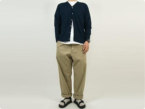 Charpentier de Vaisseau V Neck Cardigan NAVY Charpentier de