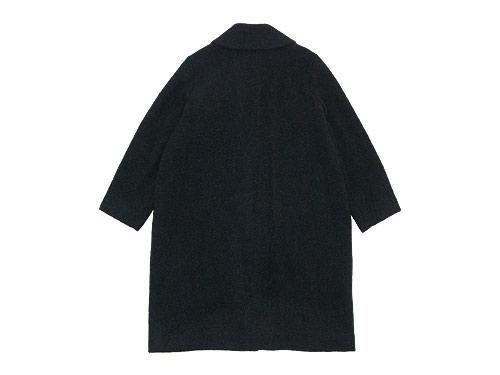 Atelier d'antan Carraʥ Round Collar Coat Wool&Alpaca DARK GRAY