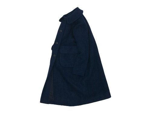 Atelier d'antan Carraʥ Round Collar Coat NAVY