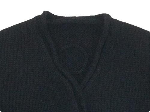 Atelier d'antan Degasʥɥ Shetland Knit Cardigan BLACK