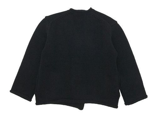 Atelier d'antan Degasʥɥ Shetland Knit Cardigan BLACK