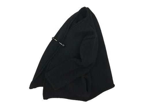 Atelier d'antan Degasʥɥ Shetland Knit Cardigan BLACK