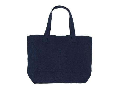 MHL. HEAVY CANVAS TOTE BAG 120NAVY 5967271502