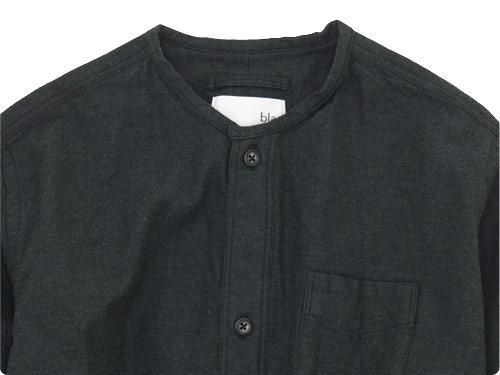 blanc no collar long shirts CHARCOAL bl-17C-S07 
