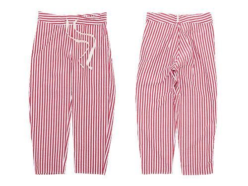 TATAMIZE -TRIM- ROOM PANTS RED STRIPE