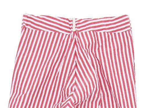 TATAMIZE -TRIM- ROOM PANTS RED STRIPE