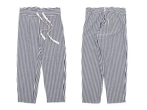 TATAMIZE -TRIM- ROOM PANTS BLACK STRIPE