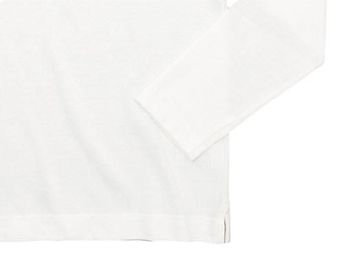 MHL. DRY COTTON JERSEY L/S T-SHIRTS 030WHITE̥󥺡
