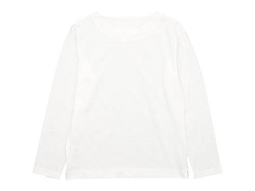 MHL. DRY COTTON JERSEY L/S T-SHIRTS 030WHITE̥󥺡