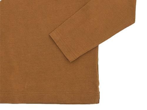 MHL. DRY COTTON JERSEY L/S T-SHIRTS 152BROWN̥󥺡