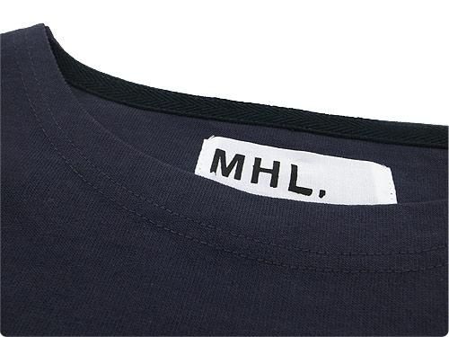 MHL. DRY COTTON JERSEY L/S T-SHIRTS 120NAVY̥󥺡