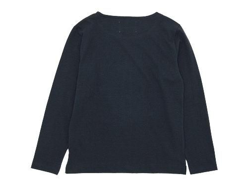 MHL. DRY COTTON JERSEY L/S T-SHIRTS 120NAVY̥󥺡