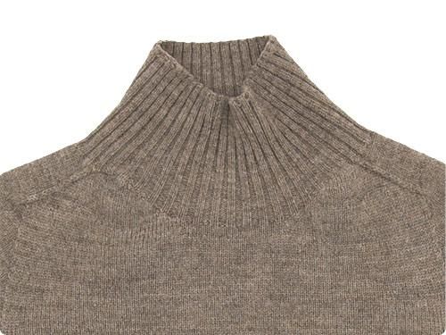 MHL. BRITISH MERINO SADDLE SLEEVE ROLL NECK 042BEIGE̥󥺡