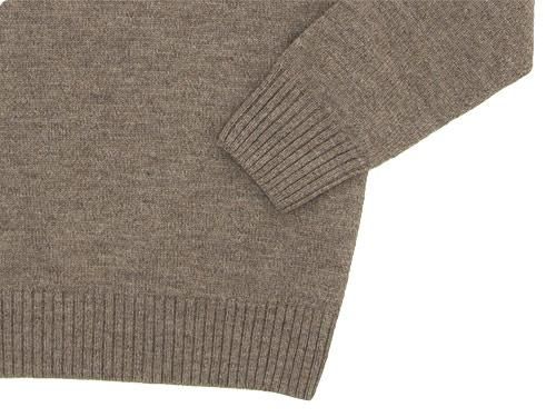 MHL. BRITISH MERINO SADDLE SLEEVE ROLL NECK 042BEIGE̥󥺡