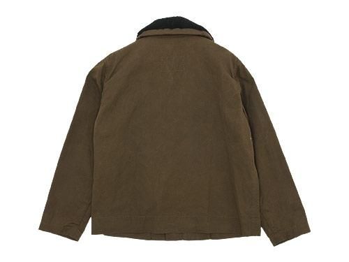 MHL. WASHED WAXED COTTON MARINE JACKET 180OLIVE 〔レディース〕 MHL