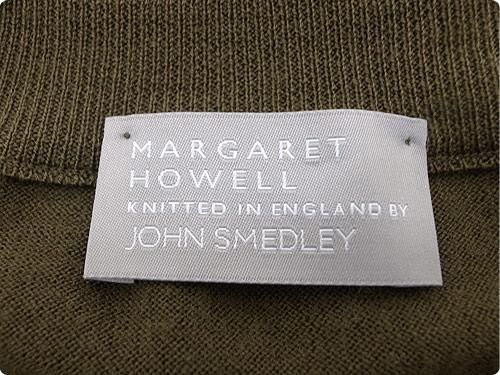 MARGARET HOWELL CLASSIC MERINO II HENRY NECK KNIT 180OLIVE ̥󥺡