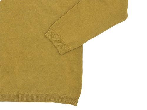 MARGARET HOWELL MERINO WIDE CREW NECK KNIT  063MUSTARD ̥󥺡