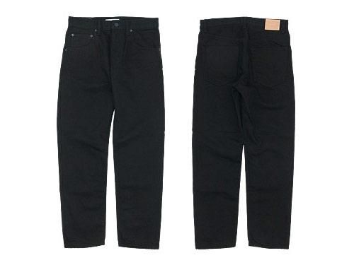 HATSKI Regular Tapered Denim BLACK
