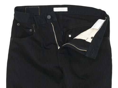 HATSKI Regular Tapered Denim BLACK