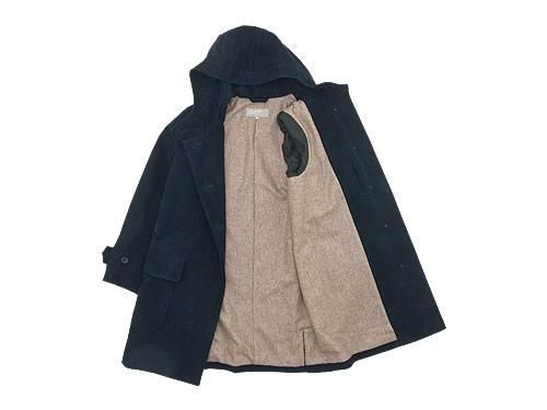 MARGARET HOWELL モールスキンフーデット コート MARGARET HOWELL（マーガレットハウエル） MOLESKIN HOODED COAT