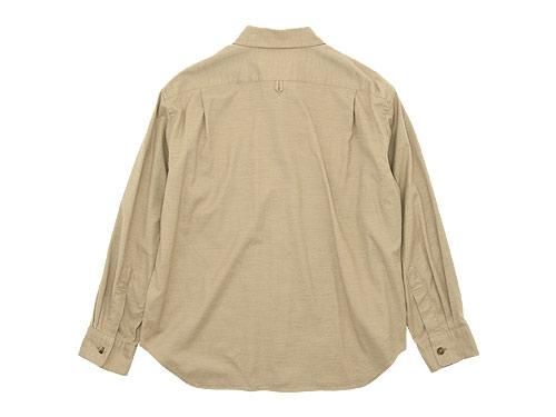 MARGARET HOWELL FINE COTTON WOOL SHIRTING MINIMAL SHIRTS 043DARK STONE̥ǥ