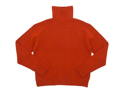 MARGARET HOWELL WOOL CASHMERE OVERSIZED KNIT 150ORANGE〔レディース〕