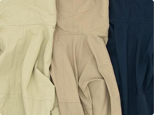 YAECA 60/40クロス フードシャツ ロング BEIGE 【174107】 YAECA