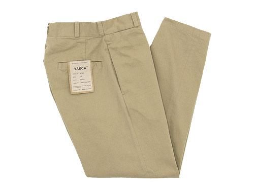 YAECA チノパン ワイドテーパード KHAKI 〔レディース〕 YAECA通販