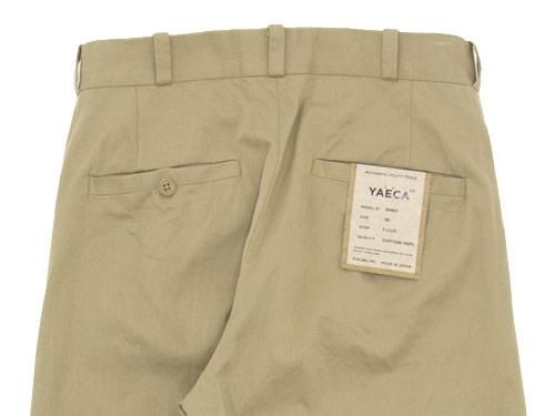 【新品未使用】YAECA チノパン カーキ サイズ34 YAECA チノパン ストレート KHAKI 〔レディース〕 【68652