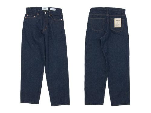 YAECA インディゴ ストレートデニム 30 YAECA(ヤエカ) ワイドストレートデニム -11oz BLUE | STRATO BLOG