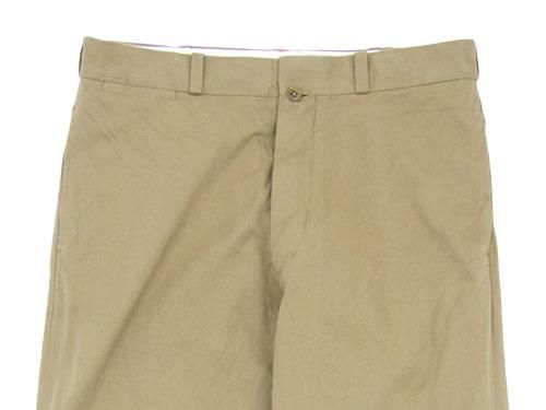 YAECA (ヤエカ) CHINO CLOTH PANTS WIDE TAPERED / チノクロス