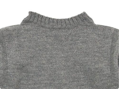 Guernsey Woollens Traditional guernsey plain MID GRAY