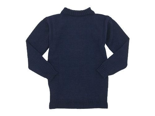 Guernsey Woollens Traditional Guernsey Plain Navy Guernsey Woollens通販 取扱い Rusk ラスク