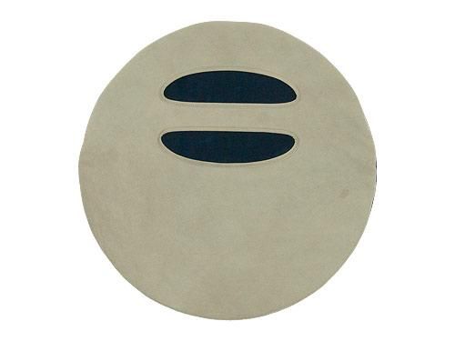ߥ circle bag MIDI 7LIGHT GRAY x DARK BLUE