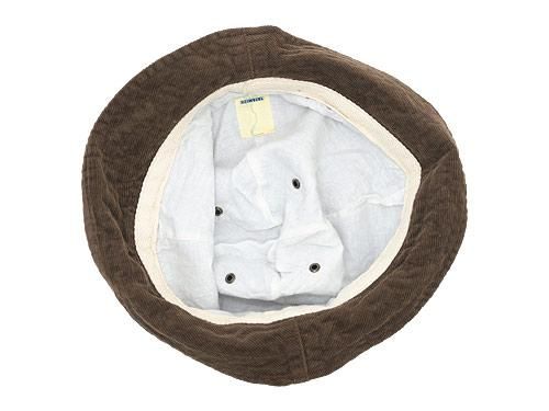 TATAMIZE -TRIM- MOUNTAIN HAT BROWN CORD