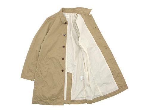 RINEN 100/3ツイル ステンカラーコート 06ベージュ〔メンズ〕 RINEN