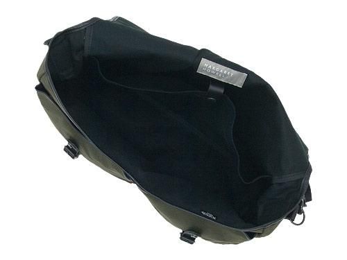 MARGARET HOWELL x PORTER PARAFFIN WAXED COTTON SHOULDER BAG 180MOSS GREEN